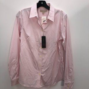 NWT Banana Republic Pink Cotton Button Down Shirt